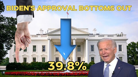Biden's 3rd Year Approval Rating BOTTOMS OUT