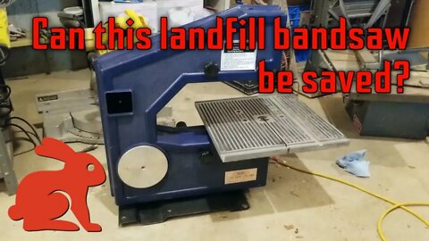 Rescuing a landfill bandsaw