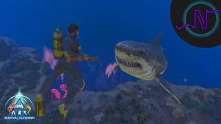 Shark Diving! Exploring the Depths! - ARK: Survival Ascended - Savoroot LE8