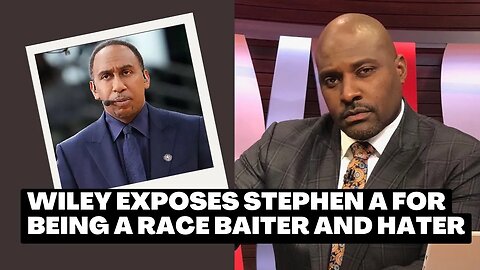 Marcellus Wiley COOKS Stephen A for using the RACE CARD to explain Max Kellerman FIRING!!!
