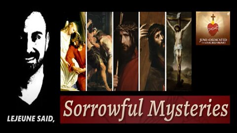PrayU | The Holy Rosary | Sorrowful Mysteries | Sacred Heart Theme