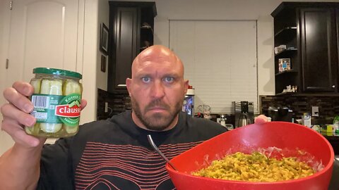 Ryback Breaks 72 Hour Fast with Vegetarian Beyond Meat , Rice, and Vegetable Meal Feeding Time