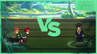 Tanjiro VS Kaigaku - Mugen, Batalhas de Demon Slayer