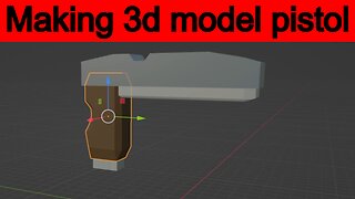 3D Modeling HANDGUN in Blender