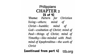 Philippians Chapter 2 (Bible Study) (5 of 9)