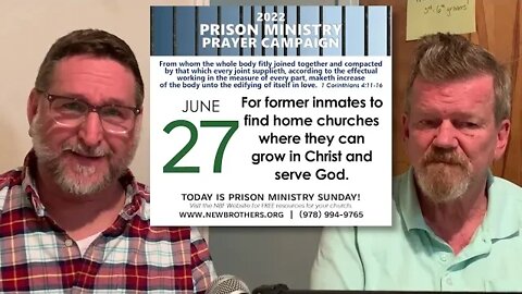 Prison Ministry Prayer Campaign 2022 - Day 27