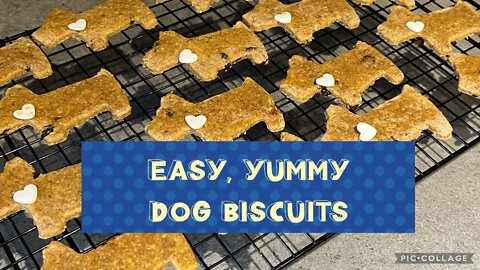 🐾 Easy Dog Biscuit Recipe 🐾