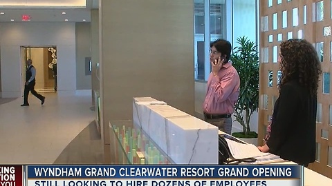 Managers need to hire ASAP for Clearwater's newest resort