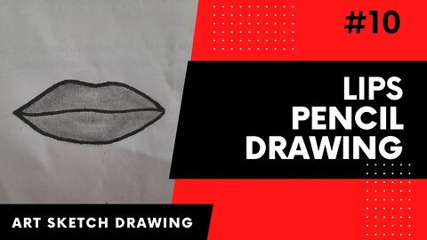 Lips Drawing Tutorial for Beginners ll Lips Drawing Tutorial Step by Step ll Easy Pencil Drawing