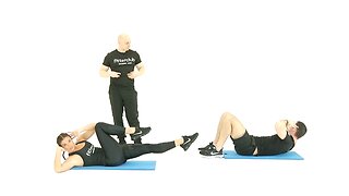Core Exercise: Elbow to Knee Crunch