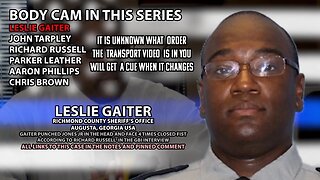 Cop refuses medical attention and man dies Leslie Gaiter raw body cam / Jermaine Jones murder case