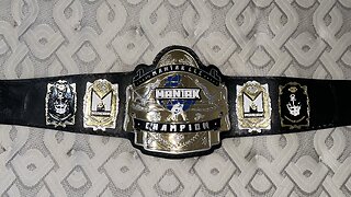 MAN1AK LLC Championship Belt Showcase