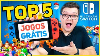 TOP 5 JOGOS GRÁTIS PARA NINTENDO SWITCH!