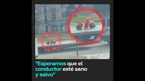 Furgoneta remolca un ‘gran’ vehículo en España