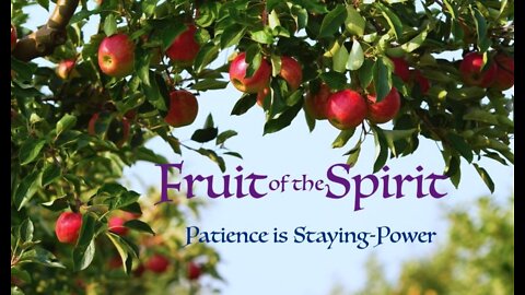 Fruit of the Spirit — Patience is Staying-Power