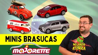 MINIATURAS de CARROS BRASILEIROS Toyota Corolla Hilux Kombi Fusca