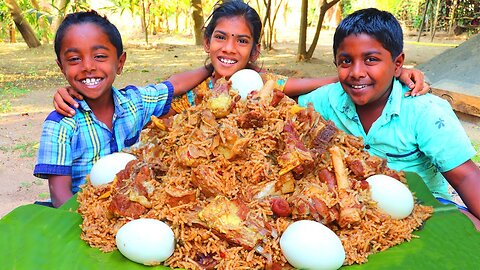 Mutton Biryani Recipe | Tasty Mutton Biryani Cooking and Eating in Village | Village Fun Cooking