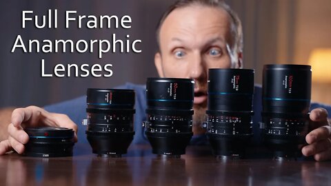 Sirui Full Frame 1.6x Anamorphic Lenses 35mm & 100mm