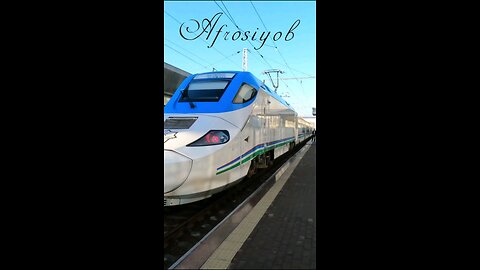 Afrosiyob Departure from Tashkent Railway Station