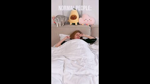 Normal people vs me