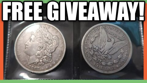 FREE SILVER MORGAN DOLLAR COIN GIVEAWAY - SILVER COINS WORTH MONEY!!
