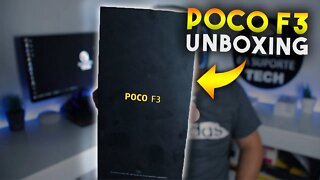 POCO F3, com SUPER TELA DE 120hz - Unboxing e Impressões