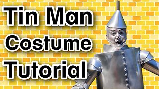 Tin Man costume & make up tutorial. This is Cal O'Ween!