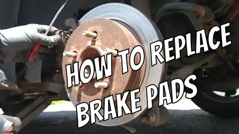 easy brake pad for beginners DIY