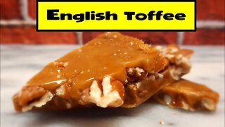 English Toffee with Pecans #food #toffee #england #love #godsavethequeen #candy