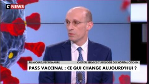 Pr Peyromaure : inutilité du pass vaccinal