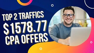 EARN $1578.77 Using These Two Traffic Sources, CPA Marketing, Promote CPA Offers, CPAGrip