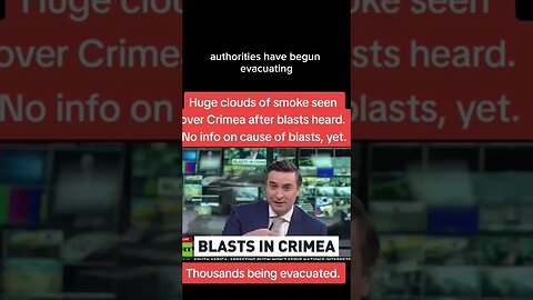 ⚡️Explosions rocked a Russian ammunition storage facility in Crimea, #reels #shorts