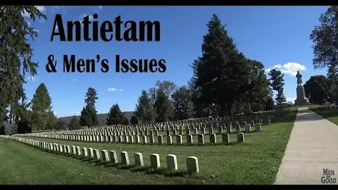 Antietam Cemetery on a Windy Day -