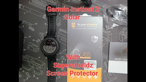 Garmin Instinct 2 Solar Tactical Edition W/ SuperShieldz Screen Protector