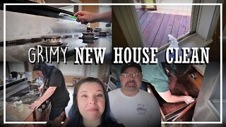 Empty Kitchen Deep Clean//New House//Poppy's House//Clean With Me