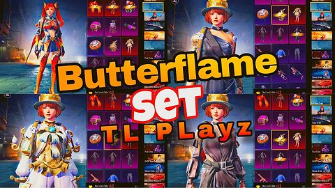 Butterflame set in bgmi/new crate in bgmi/butterflame pubg #bgmi #bgmiindia #tlplayz