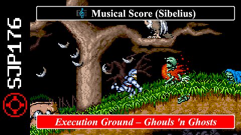 Execution Ground – Ghouls 'n Ghosts – Ayako Mori | Musical Score (Sibelius)