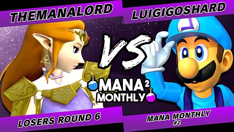 Mana Monthly 2 - TheManaLord (Zelda) vs LuigiGoShard (Luigi) Smash Melee Tournament