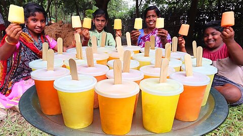 KUCHI ICE RECIPE | Orange, Mango, Lemon, Pineapple Kuchi Ice | Semiya Kuchi Ice | Rasna Kuchi Ice