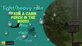 relaxing rain for sleeping studying or meditation