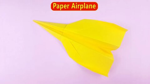 How to Make a Paper Airplane to Fly - Easy Paper Origami Crafts