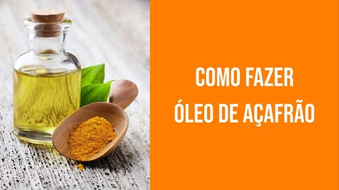 ÓLEO DE CÚRCUMA: UM PODEROSO REMÉDIO NATURAL QUE VOCÊ PODE FAZER EM CASA