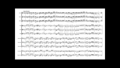 Brandenburg Concerto No. 3 in G Major - KCH 1048