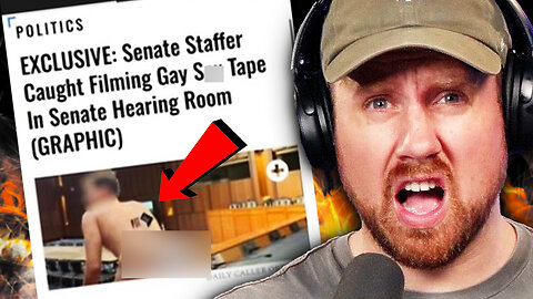 Democrat Staffer FILMS GAY S** TAPE in the Capitol Building (IN PUBLIC!)