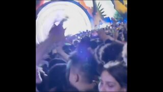 People try to move back at Travis Scott concert