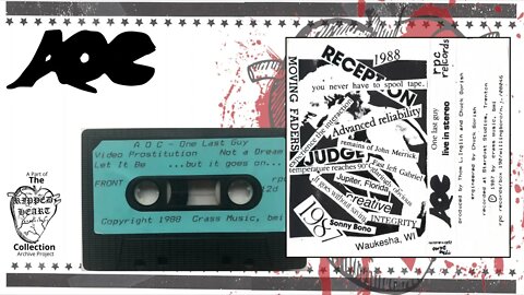 AOC 🖭 One Last Guy Full 1988 Cassette. Christian