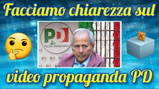 Video plico schede con propaganda PD è un fake, ma...