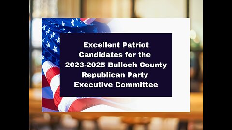 Sammy Kicklighter for 2nd Vice of Bulloch GOP