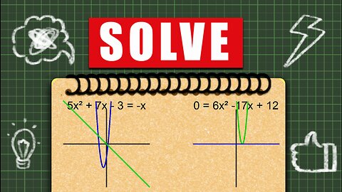 Solving a quadratic by factoring