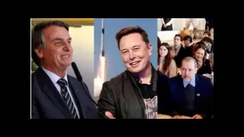 Dias Toffoli é flagrado na plateia do encontro entre Bolsonaro e Elon Musk